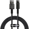Baseus kabel Tungsten USB - USB-C 2,0m czarny 100W /kod912/