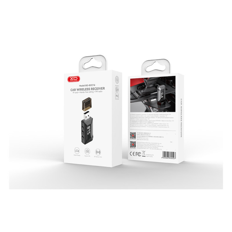 XO transmiter FM BCC16 Bluetooth MP3 czarny /kod847/