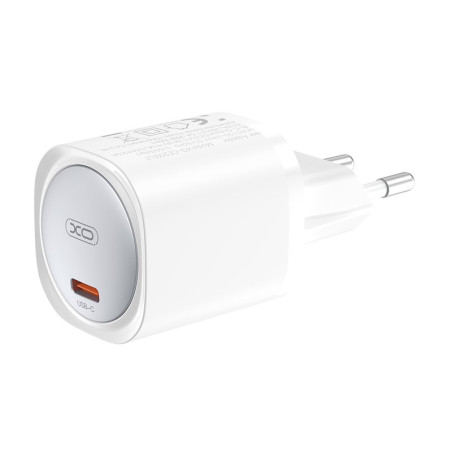 XO ładowarka sieciowa CE20 PD 30W 1x USB-C biała + kabel USB-C - USB-C /kod913/