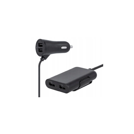 Ładowarka samochodowa Maxlife MXCC-03 4xUSB Fast charge 5.4A /kod17/