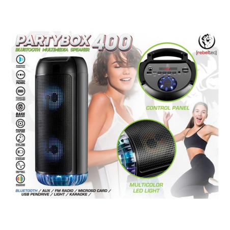 Rebeltec głośnik Bluetooth PartyBox 400 czarny /kod412/