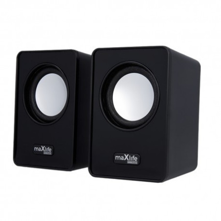 Maxlife Home Office głośniki komputerowe MXHS-01 2x3W 1,10 m czarne /kod565/
