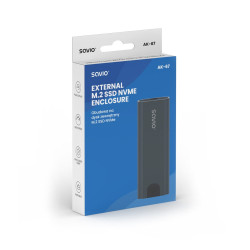 SAVIO OBUDOWA NA DYSK ZEWN. M.2 SSD NVME, USB, AK-67 /kod1269/