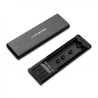 QOLTEC OBUDOWA DO DYSKÓW KIESZEŃ M.2 SATA SSD | NGFF | USB TYP C /kod1270/