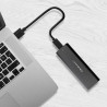 QOLTEC OBUDOWA DO DYSKÓW KIESZEŃ M.2 SATA SSD | NGFF | USB TYP C /kod1270/