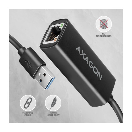 Karta sieciowa Axagon ADE-AR USB3.2 Gen 1 Type-A / Gigabit Ethernet 10/100/1000 /kod1071/