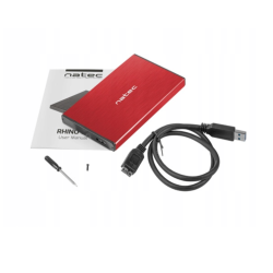 Natec obudowa RHINO GO USB 3.0 na dysk 2,5'' SATA, Aluminium /53/