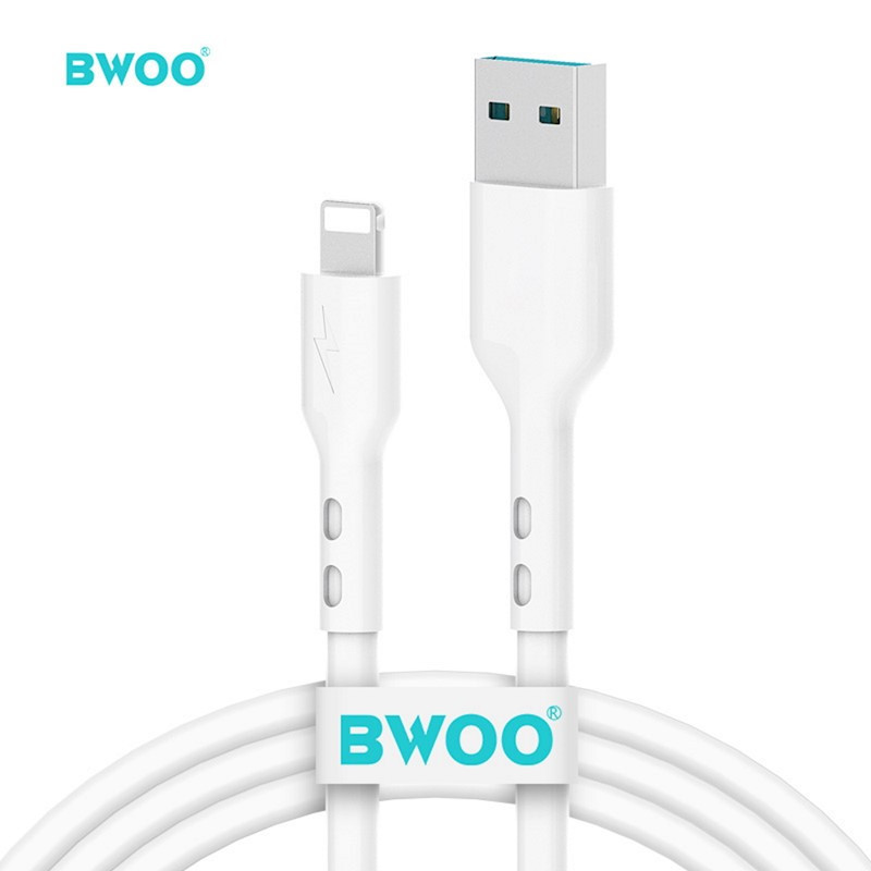 BWOO kabel USB - Lightning 1m 3A biały X172L /kod 1320/
