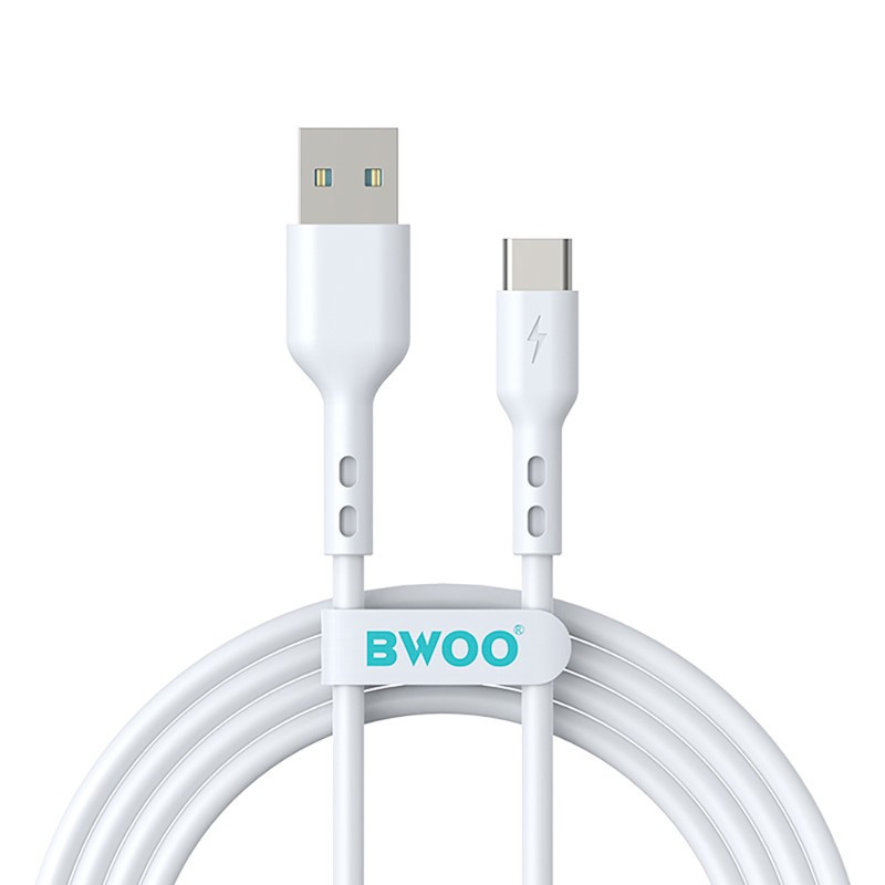BWOO kabel USB - USB-C 1m 3A biały BO-X172C /kod 1330/