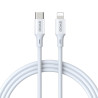 BWOO kabel USB-C - Lightning 2m 27W ABS + TPE biały /kod 1332/