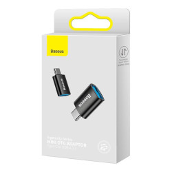 Baseus adapter Ingenuity USB-C do USB-A 3.1 czarny OTG /kod 1322/