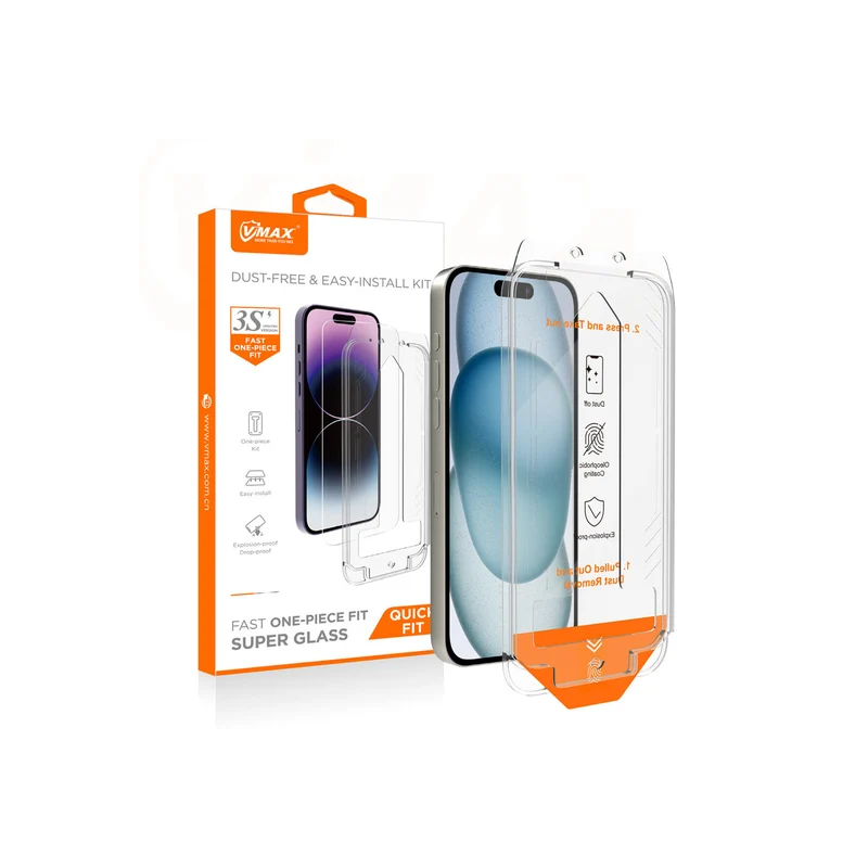 Vmax szkło hartowane easy install 2,5D Normal Glass do iPhone 12/12 Pro /kod 444/