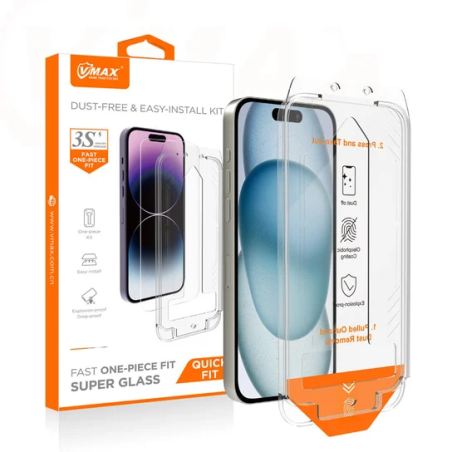 Vmax szkło hartowane easy install 2,5D Normal Glass do iPhone 12/12 Pro /kod 444/