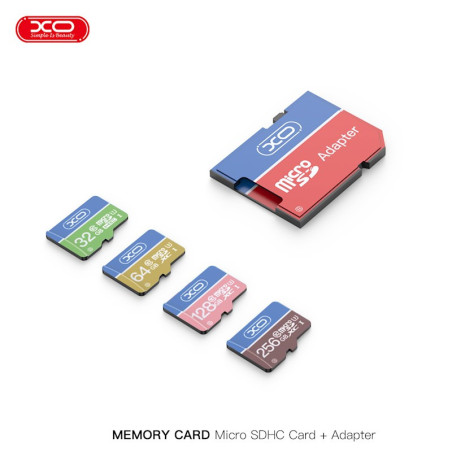 XO karta pamięci 128GB microSDXC kl. 10 + adapter /kod1286/