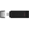 Pendrive KINGSTON DT70/128GB (128 GB /Czarny ) /kod 605/